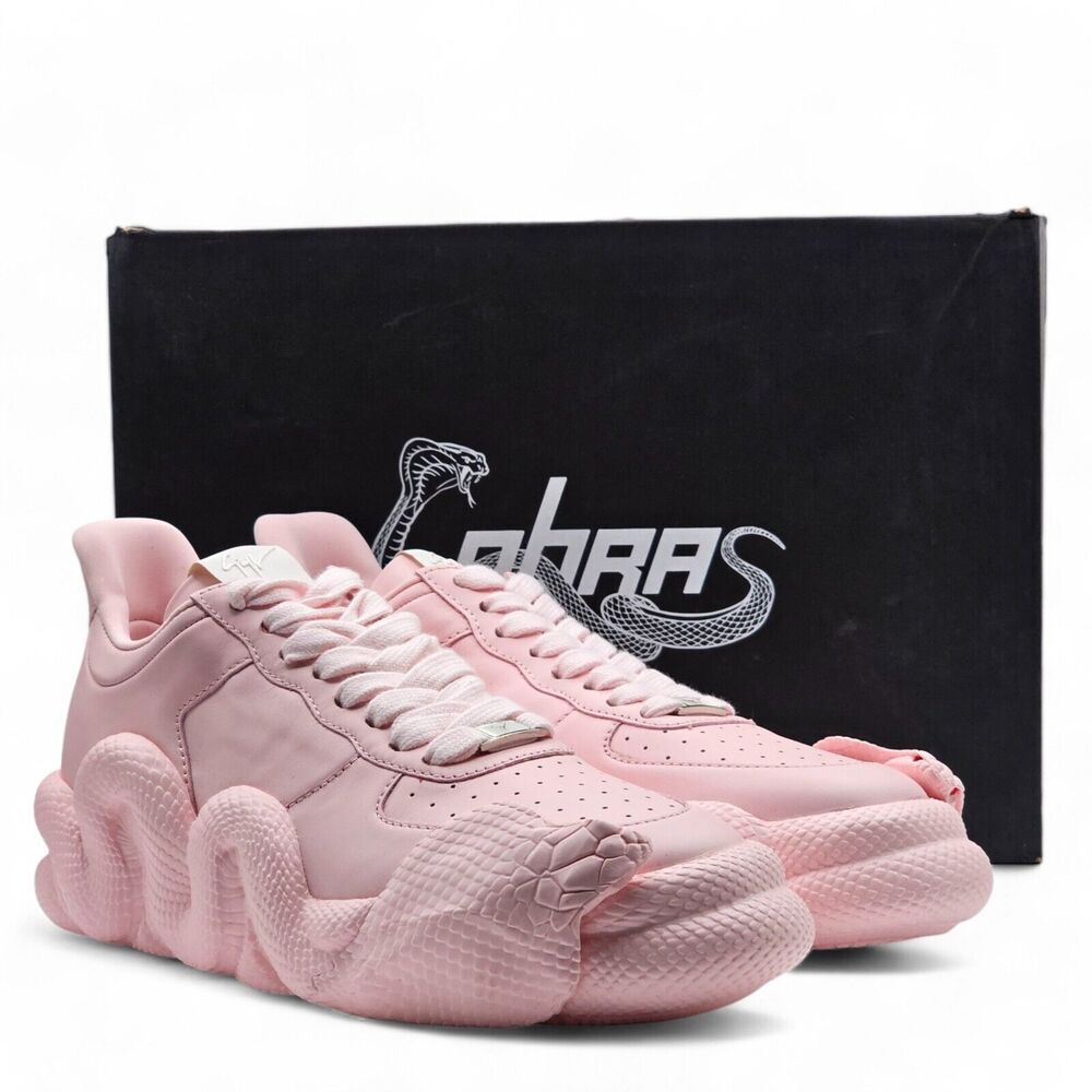 Giuseppe Zanotti Cobras Sneakers - Leather - Pink - 44 11US $995